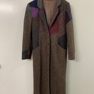 Vintage Wool Patch coat